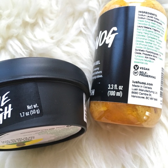 Lush Bath & Body Lush Yog Nog Shower Gel Cookie Dough Scrub New